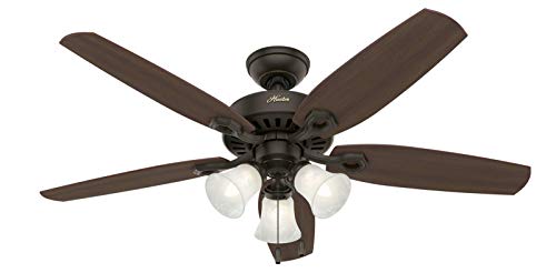 Hunter Hunter Builder Plus, Indoor, Ceiling Fan, Pull Chain, 52 inch, — Controls and everyday operation