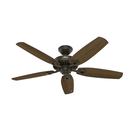 Hunter Hunter Builder Elite, Indoor, Ceiling Fan, No Light, 52 inch, N — Key features at a glance