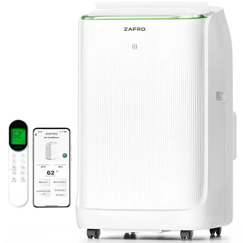 ZAFRO ZAFRO Smart Inverter Portable Air Conditioners, 14000 BTU (10000 — Build quality and design details up close