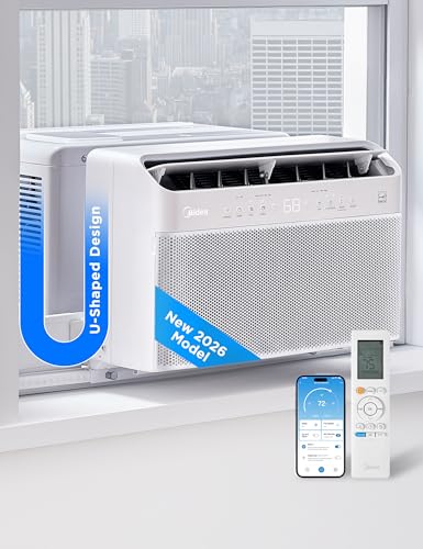 Midea Midea 12,000 BTU U Shaped Window Air Conditioner, Cools up to 55 — Key features at a glance