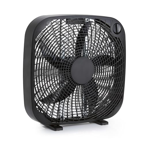 Amazon Basics Amazon Basics 3-Speed Box Fan for Bedroom, Portable with — Build quality and design details up close