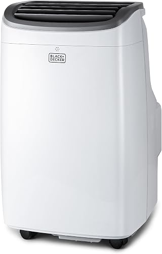 BLACK+DECKER Portable Air Conditioner, 8,000 BTU (3,950 BTU SACC) for — Manufacturer product photo — black decker bpact08wt vs wh