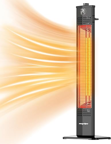 Encyclpo Patio Heater for Outdoor Use,1500W Infrared, 36 in Portable T — Real-world performance testing in action