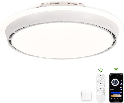 bodkar 20 Inch Bladeless Ceiling Fan with Light, Low Profile Flush Mou — Side-by-side comparison of top picks in this category