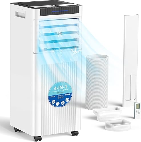 10000 BTU Portable Air Conditioners, Portable AC up to 450 Sq.Ft,4 in — Durability testing under extreme conditions