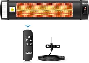 DR. INFRARED HEATER Portable Infrared Indoor and Outdoor Space Heater for Patio, Garage, C