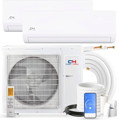 Cooper & Hunter Dual Zone 9,000 + 12,000 BTU Ductless Mini Split AC/He — Build quality and design details up close