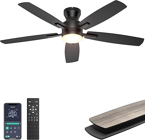 Ohniyou Ceiling Fans with Lights, 52'' Low Profile Ceiling Fan with Li — Side-by-side comparison of top picks in this category