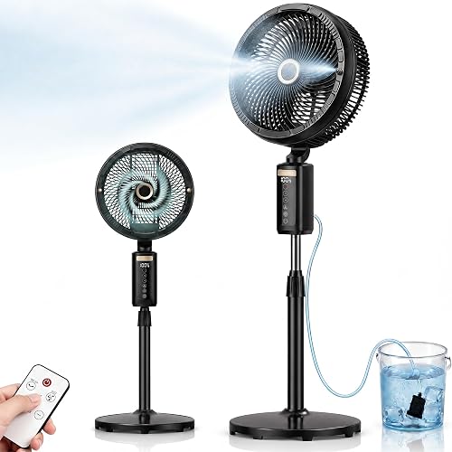 Ausic Outdoor Misting Fan for Patio, 30000mAh Rechargeable Battery Pow — Side-by-side comparison of top picks in this category