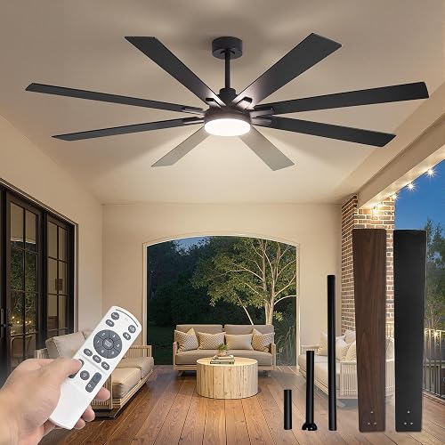 Fanbulous 72 Inch Ceiling Fans with Lights and Remote, Dual-Sided Reve — Build quality and design details up close
