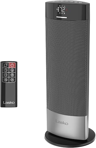 Lasko Ellipse Ceramic Tower Heater for Home with Tipover Switch, Child — Real-world performance testing in action