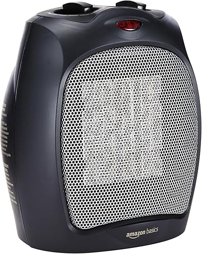 Amazon Basics Ceramic Space Heater, Portable Indoor Heating Solution, — Our recommended configuration for best results