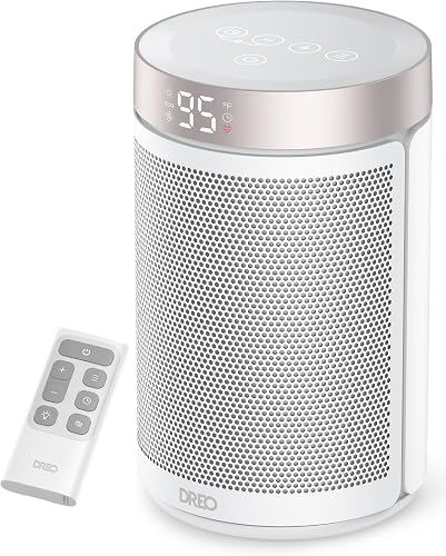 DREO Space Heater, Portable Electric Heaters for Indoor Use with Therm — Build quality and design details up close