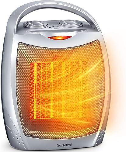 GiveBest Portable Electric Space Heater with Thermostat, 1500W/750W Sa — Key specifications at a glance