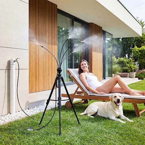 HOMENOTE Standing Misters for Outside Patio, 26FT Misting Hose, 4.8FT — Side-by-side comparison of top picks in this category